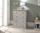 Kendal 3+2 Drawer Chest Grey