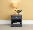 Kendal 1 Drawer Bedside Slate Blue