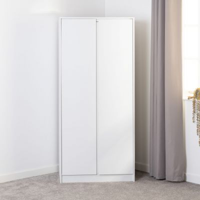 Malvern White 2 Door Wardrobe