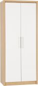 Seville High Gloss 2 Door Wardrobe - White