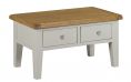 Toronto Oak and Grey Painted Coffee Table with Drawers