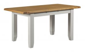 Toronto Oak and Grey Painted Small Extending Dining Table