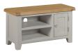 Toronto Oak and Grey Painted Small TV Unit
